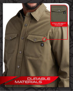 Spyder Men's Softshell Shirt Jacket Fleece Lined