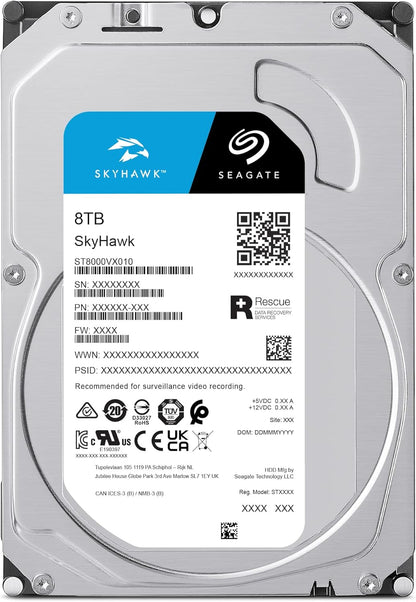 Seagate ST8000VX010 8TB Skyhawk Surveillance Hard Drive