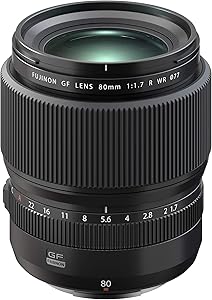Fujifilm GF80mmF1.7 R WR Renewed Medium Format Lens