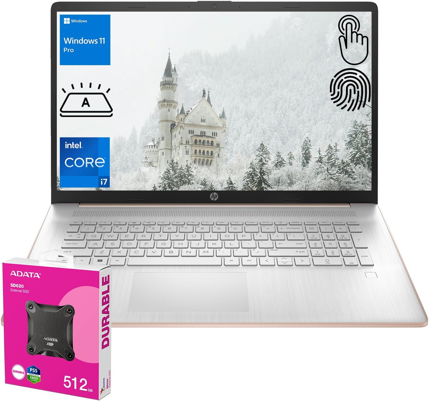 HP TPN-I139 17.3" Touchscreen Laptop - i7-1355U, 64GB, 1TB SSD