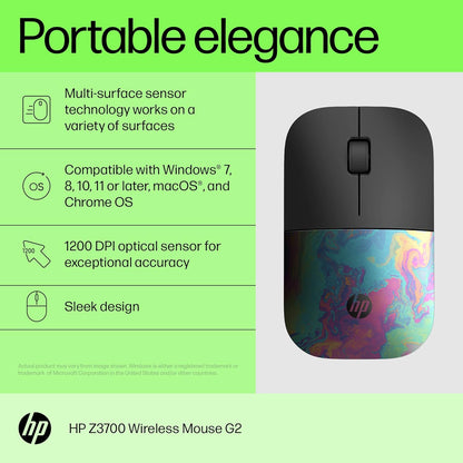 HP Z3700 G2 Wireless Mouse Oil Slick