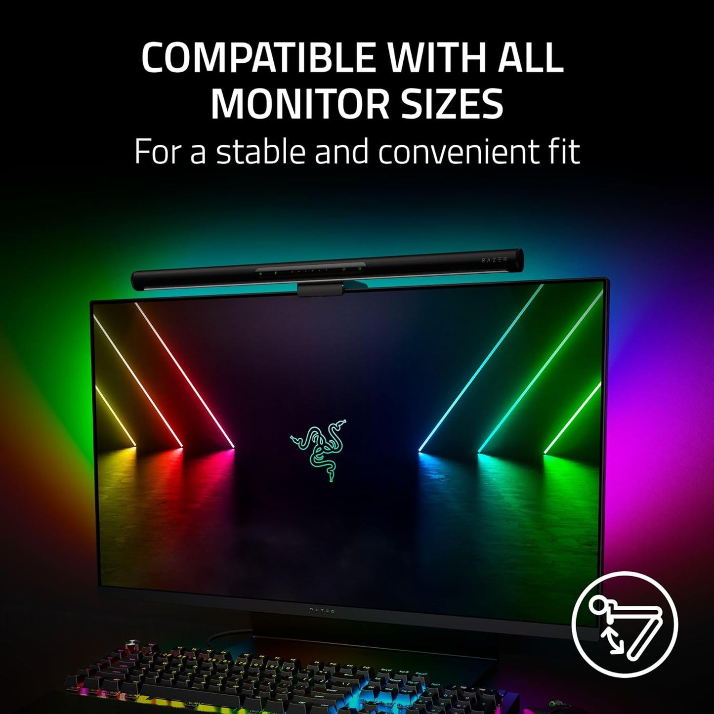 Razer RZ43-05040100-R3UC Aether Monitor Light Bar Chroma RGB