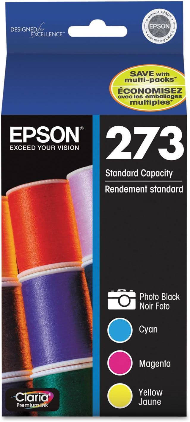 Epson T273520-S Claria Ink Photo Black & Color Combo Pack — main product image