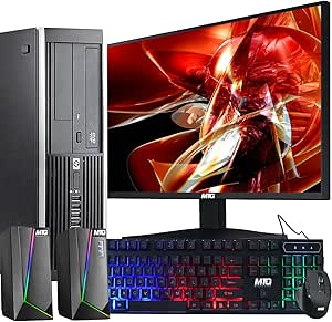 HP 8300 Elite Desktop PC Renewed i5 with 20" Monitor