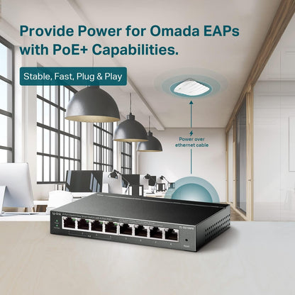 TP-Link TL-SG108PE 8-Port Gigabit PoE Easy Smart Switch