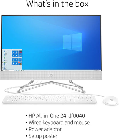 HP 24-df0040 24" Touch All-in-One AMD Athlon 512GB SSD