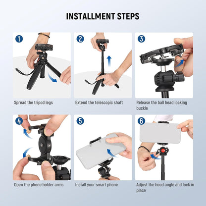 Neewer TP38 Phone Camera Tripod - Extendable Selfie Stick