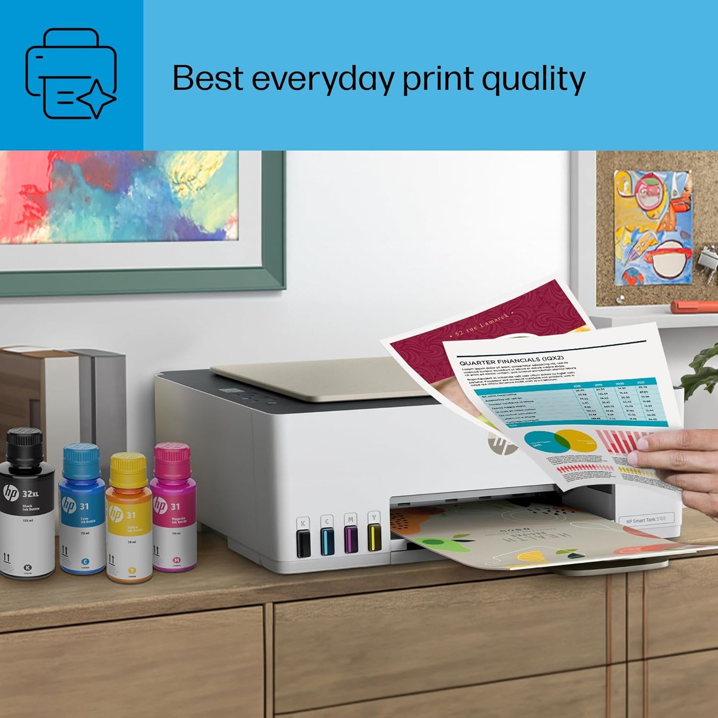 HP 5D1B2A#B1H Smart Tank 5103 Wireless Ink Tank Printer