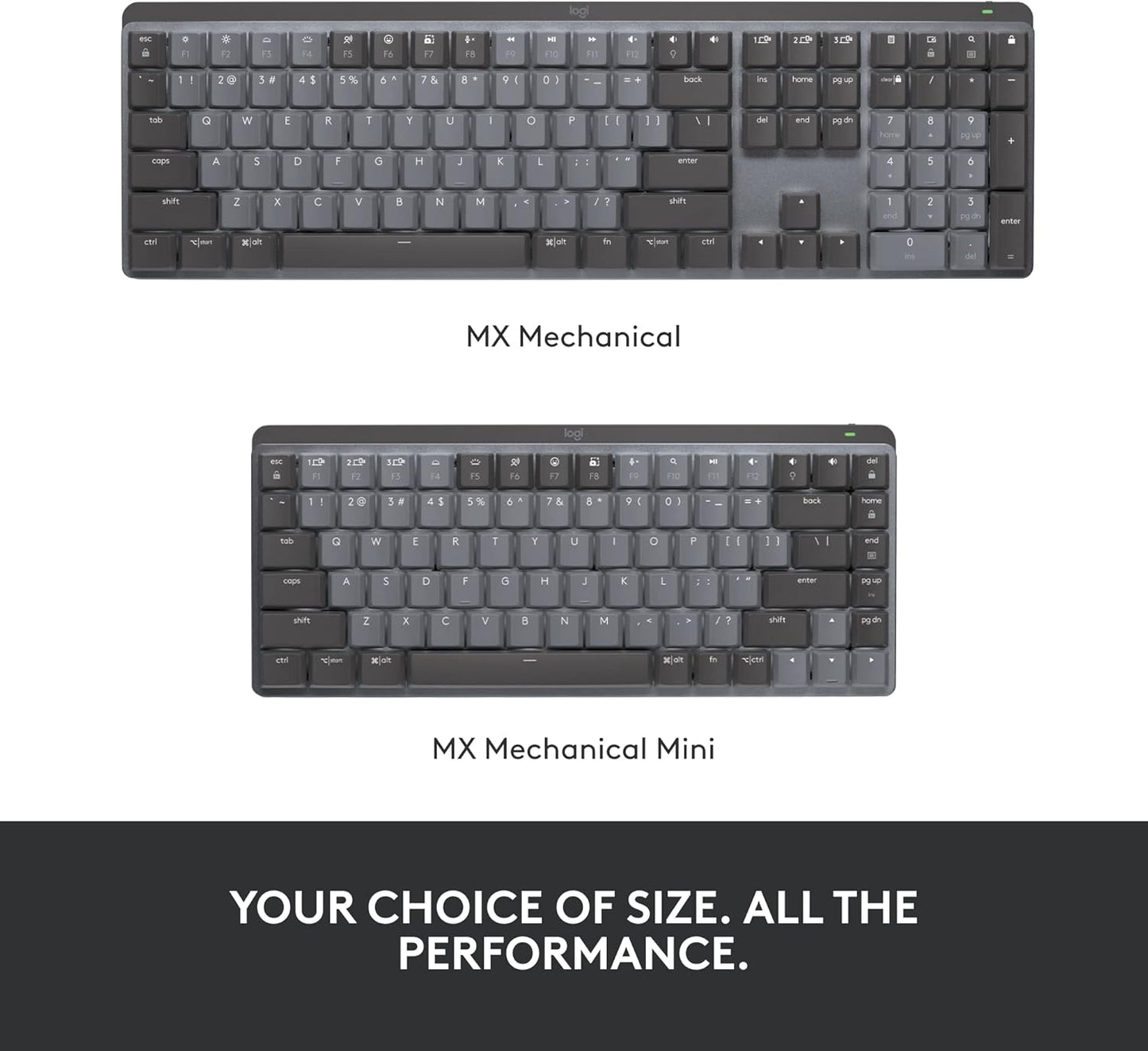 Logitech 920-010548 MX Mechanical Wireless Keyboard Linear