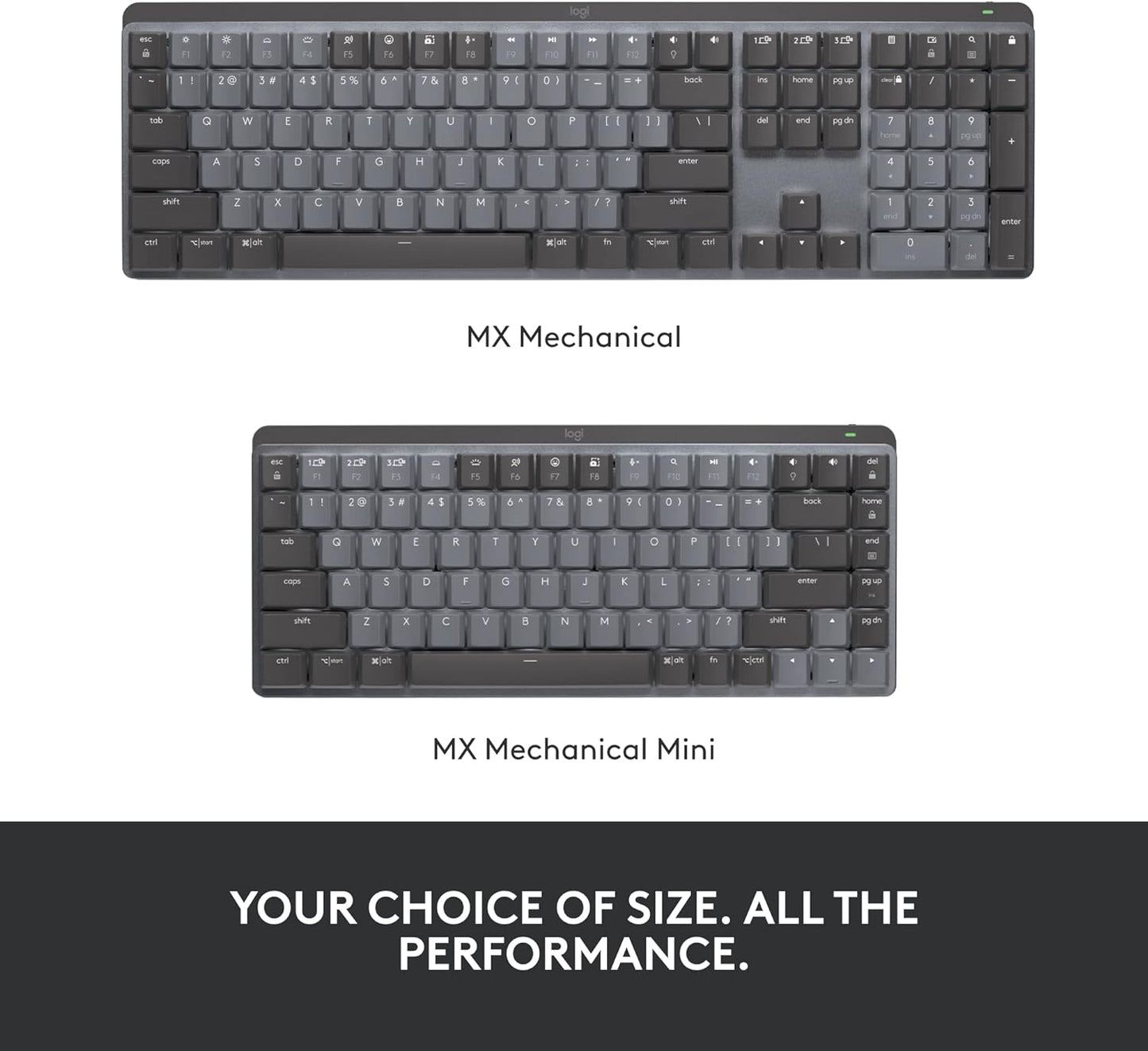 Logitech 920-010547 MX Mechanical Quiet Keyboard