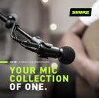 Shure MV88+ USB Microphone: Stereo Condenser for Recording