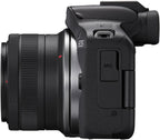 Canon EOS R50 Mirrorless Camera 18-45mm Lens Bundle