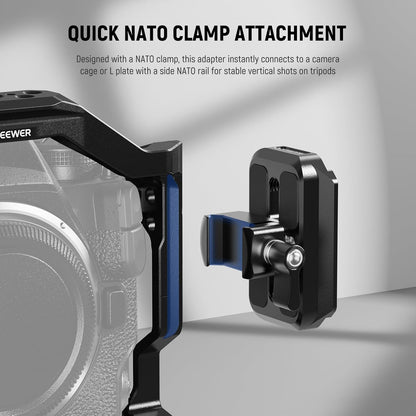 Neewer 10104907 NATO to Arca QR Plate Adapter
