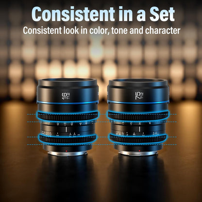 Sirui MS75L-B-AM Night Walker 75mm T1.2 Cine Lens - L Mount