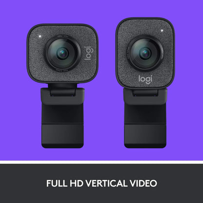 Logitech 960-001286 StreamCam 1080P HD 60fps Webcam (Renewed)