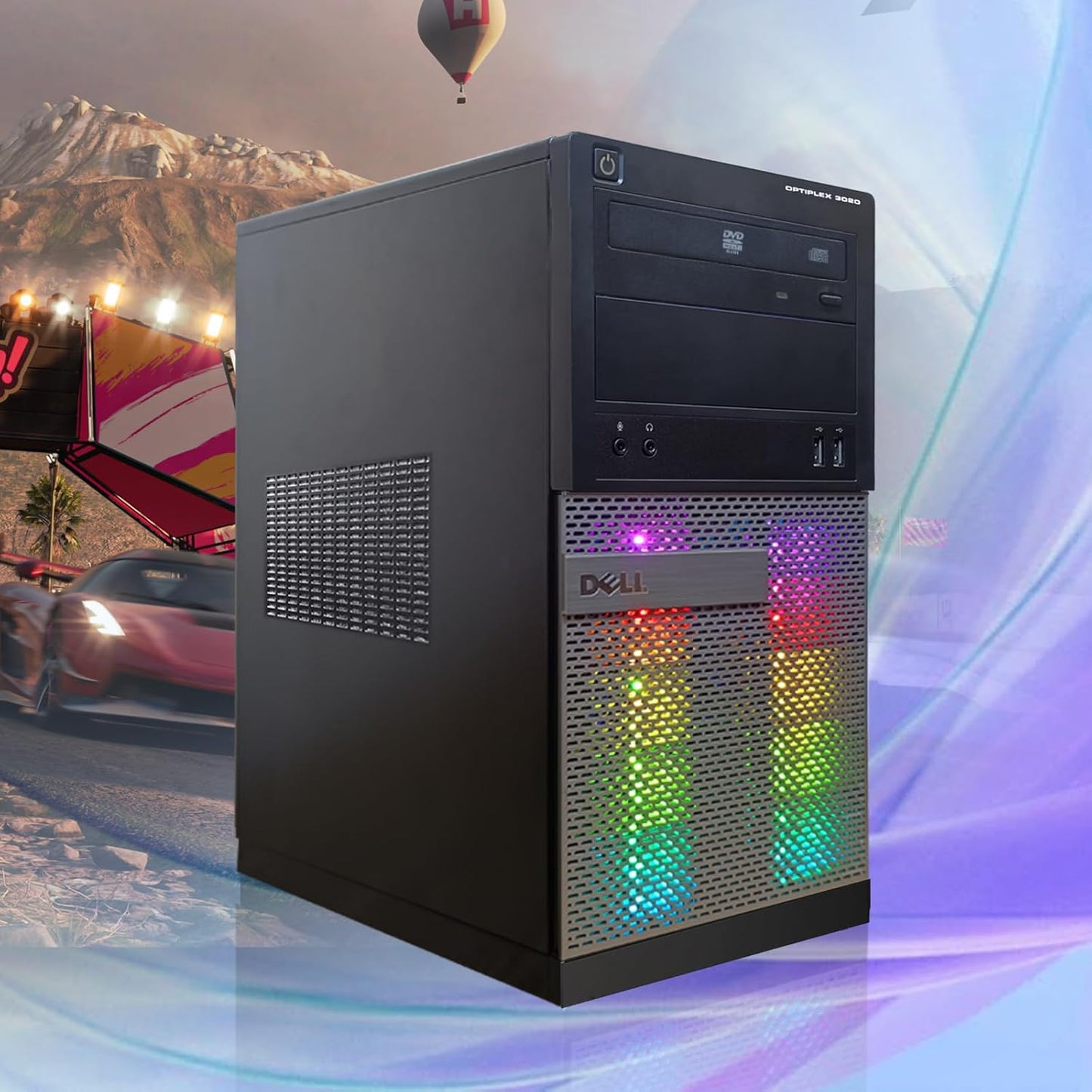 Dell OptiPlex Tower RGB Gaming PC i5 16GB 128SSD + 2TB