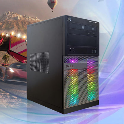 Dell OptiPlex Tower RGB Gaming PC i5 16GB 128SSD + 2TB