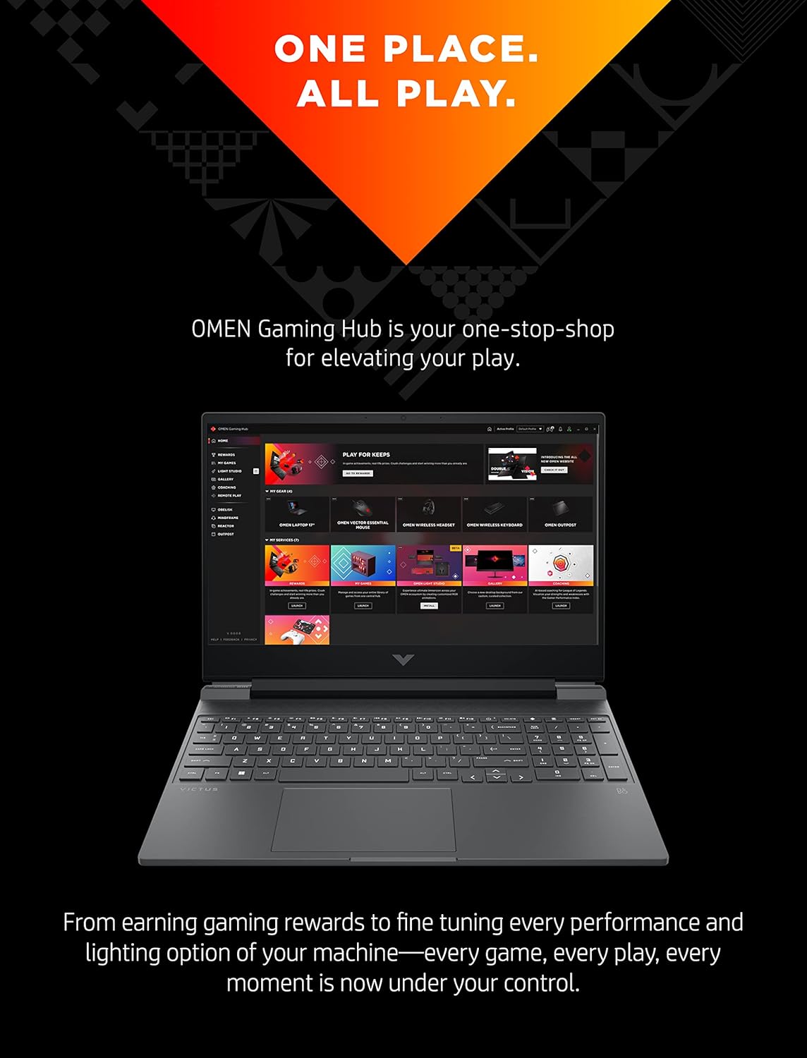 HP 15-fa0020nr Victus Gaming Laptop RTX 3050 Ti