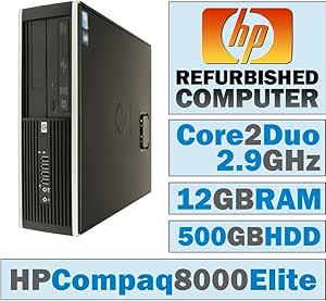 HP Compaq 8000 Elite SFF Core 2 Duo Desktop (No OS) — main product image