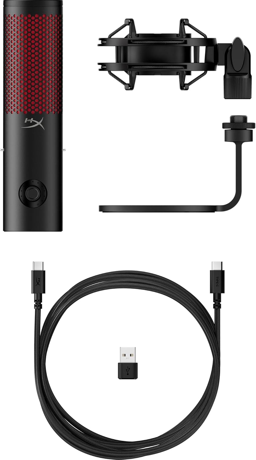 HyperX 872V1AA QuadCast 2 USB Microphone for Streaming