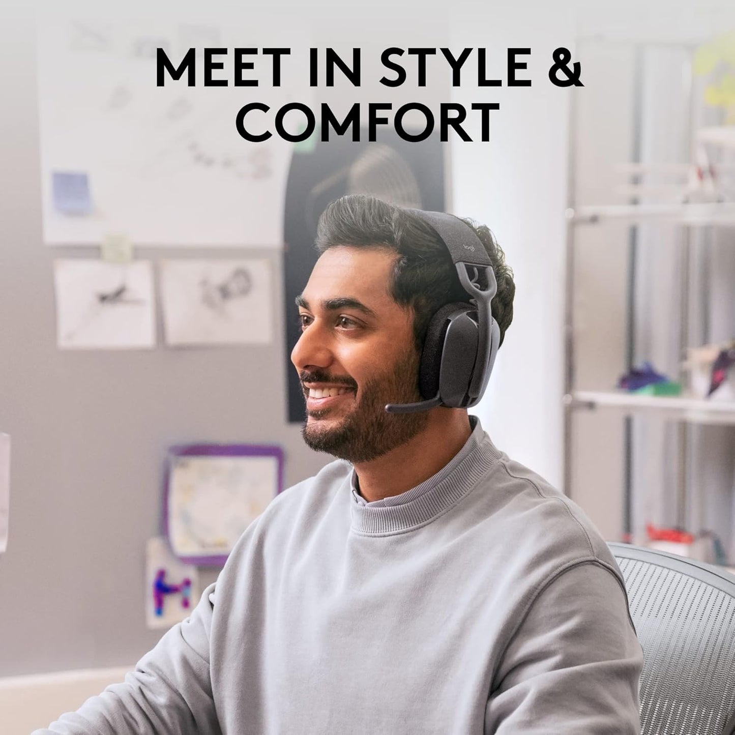 Logitech 981-001198 Zone Vibe Wireless Noise-Canceling Headphones