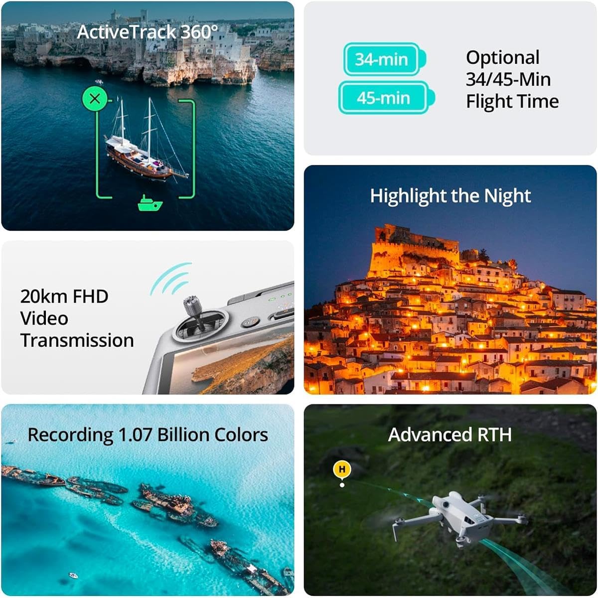 DJI Mini 4 Pro Fly More Combo RC 2 4K Drone