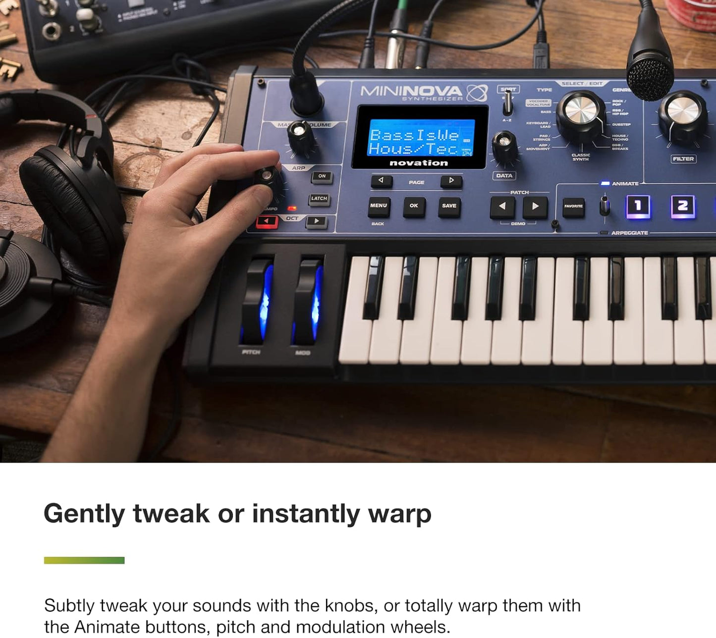 Novation MiniNova 37-Key Analog Modelling Synth