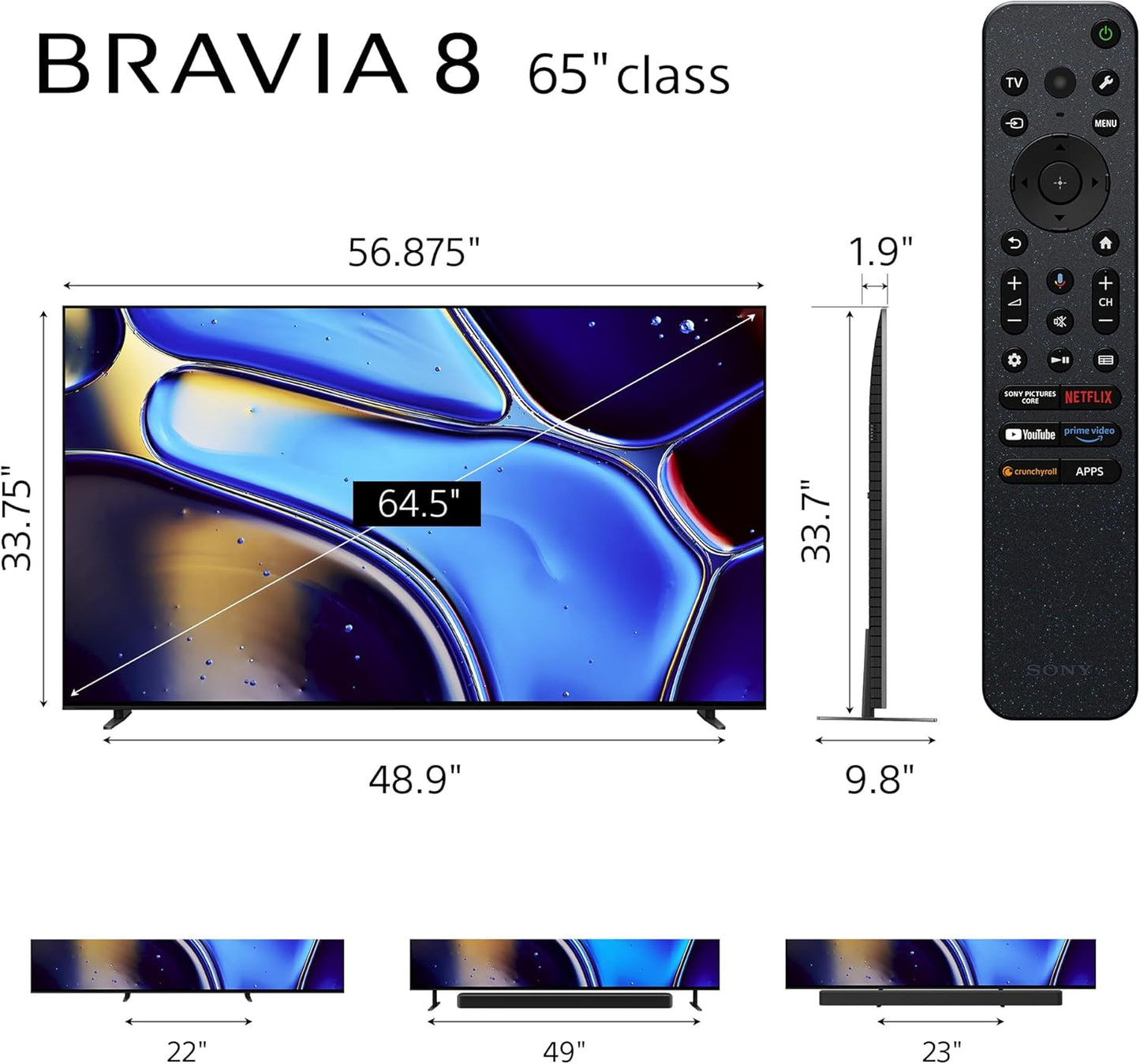 Sony BNDL_K65XR80 OLED 4K Google TV + Amber Protection