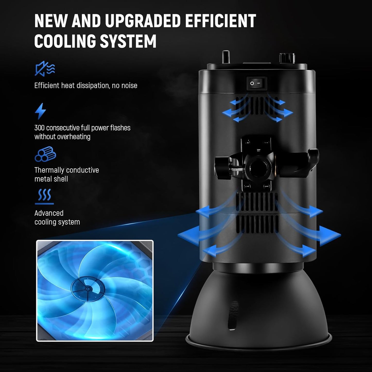 Neewer S101-300W PRO Studio Monolight Flash Kit