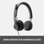 Logitech 981-000871 Zone Wired Microsoft Teams Headset