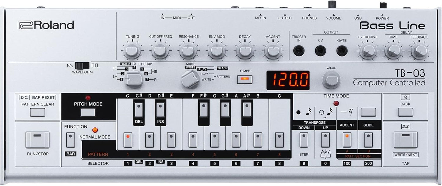 Roland TB-03 Boutique Bass Line Synthesizer