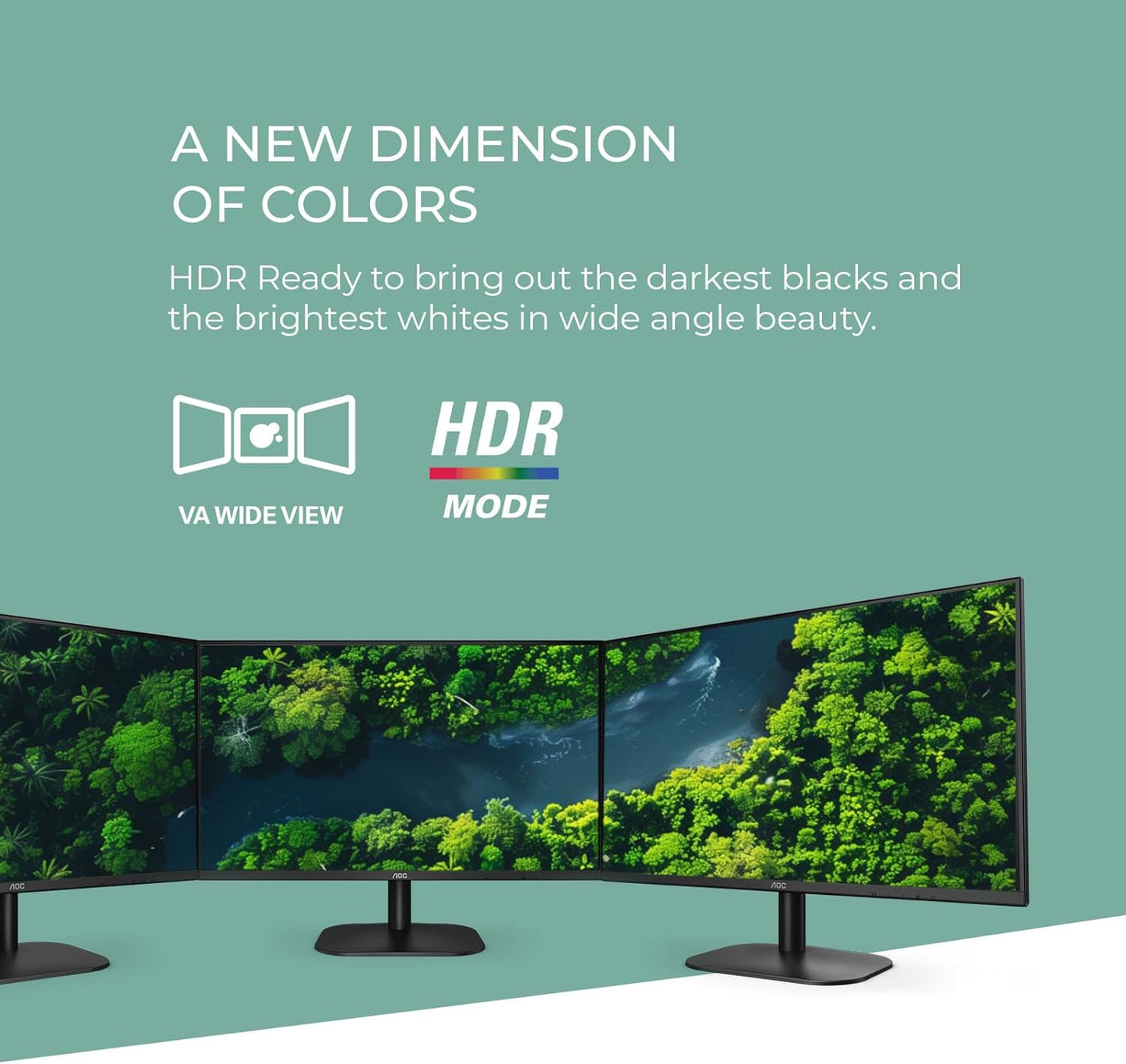 AOC 24B2H2 24" Frameless FHD 100Hz IPS Monitor