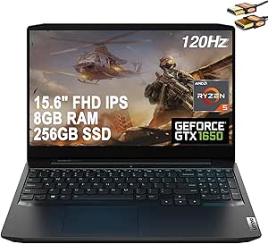 Lenovo IdeaPad 3 Gaming Laptop - Ryzen 5 GTX 1650