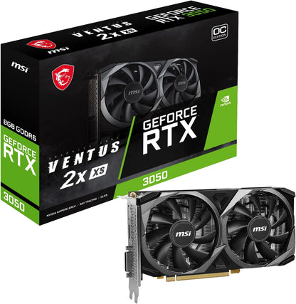 MSI RTX 3050 Ventus 2X XS 8G OC Gaming Graphics Card