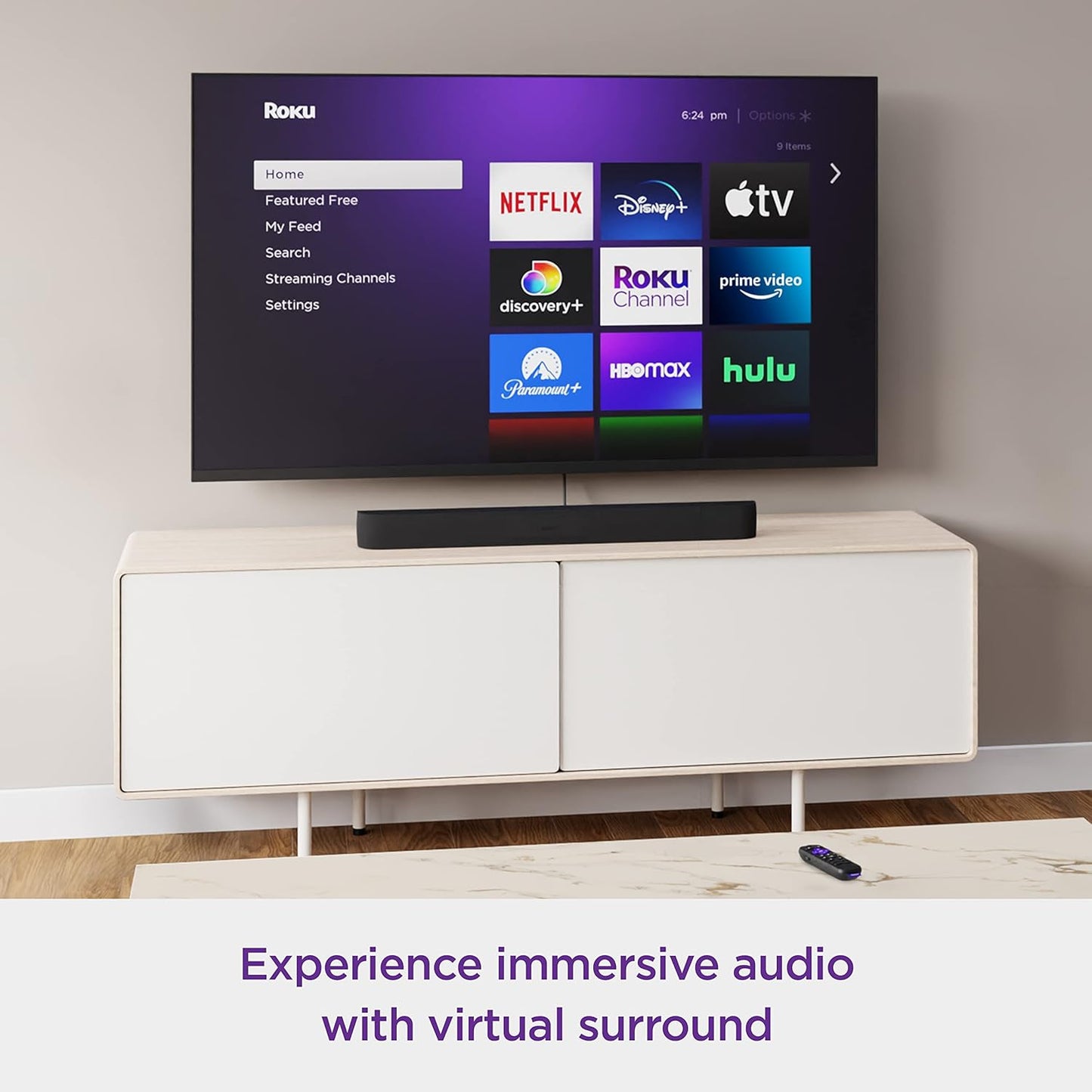 Roku 9101R2 Streambar Pro 4K HDR Streaming Soundbar