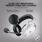 Razer BlackShark V2 Pro Wireless Gaming Headset - White (Renewed)