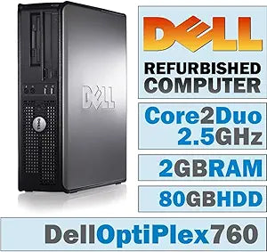 Dell OptiPlex760-4666a1ee Core 2 Duo Desktop Computer