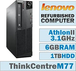 Lenovo ThinkCentre M77 Athlon II X4 Desktop — main product image