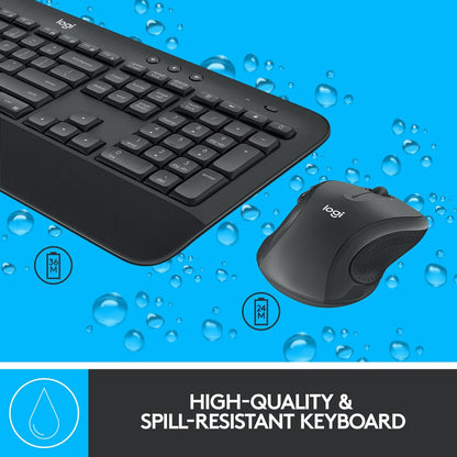 Logitech MK545 Advanced Wireless Keyboard and Mouse (Renewed)