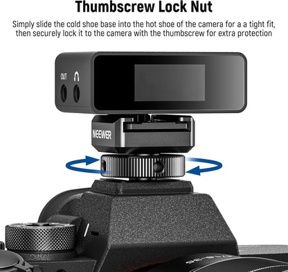Neewer 10103114 Cold Shoe Mic Mount Adapters 2-Pack