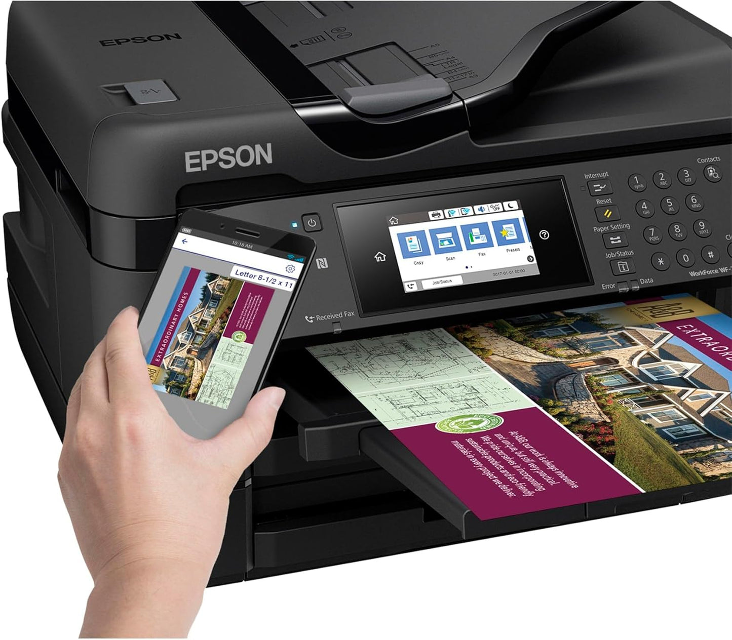 Epson WF-7720 Wide-format Wireless Color Inkjet Printer
