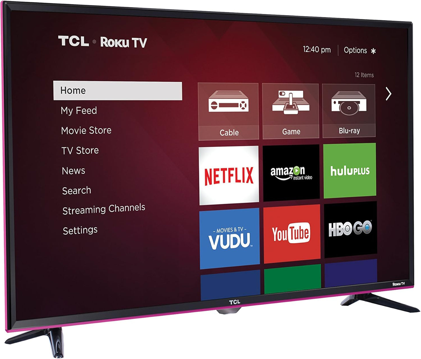 TCL 32S3850P 32-Inch 720p Roku Smart LED TV (Pink)