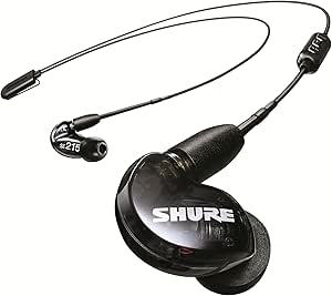 Shure SE215-K+BT2-cr Wireless Bluetooth Earphones Renewed