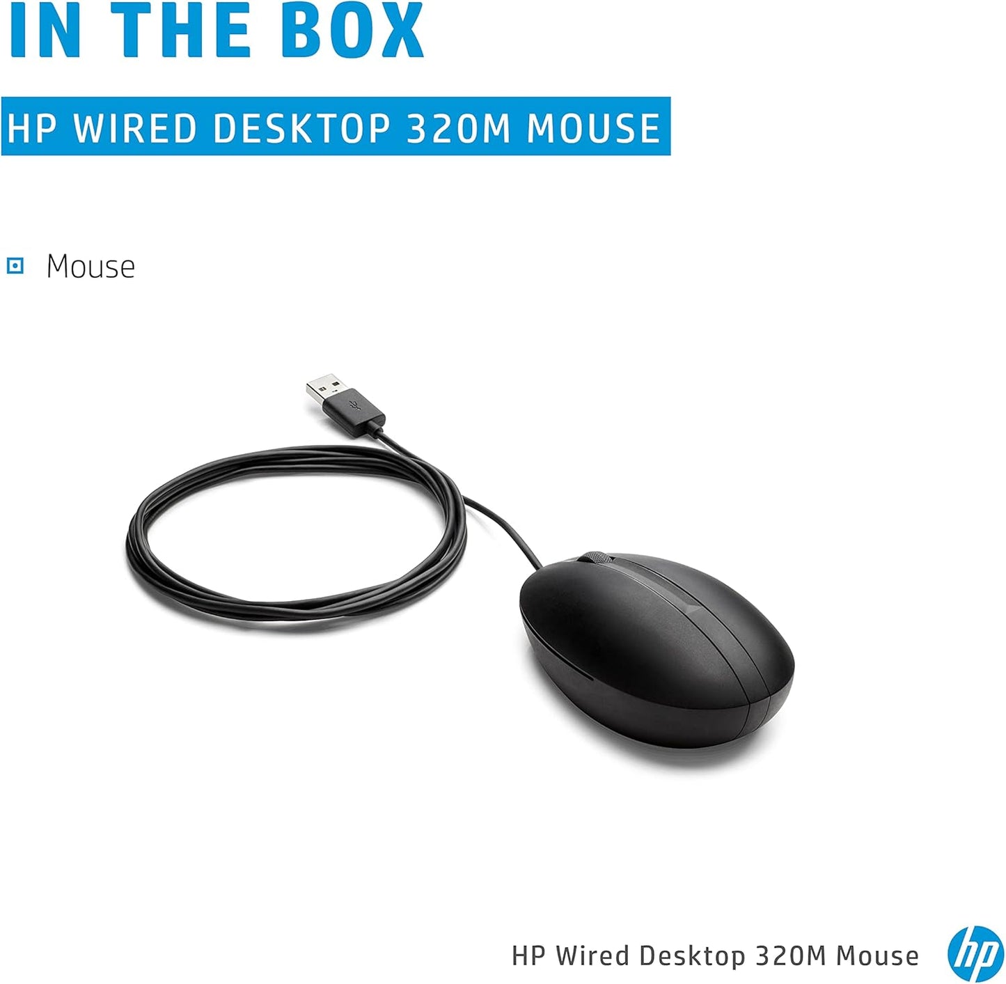 HP 320M Wired Desktop Mouse USB