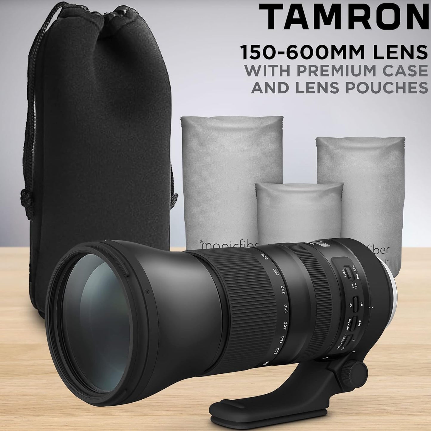 Tamron SP 150-600mm G2 Lens, Canon DSLR, Accessory Bundle
