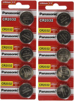 Panasonic CR2032-PANASONIC-10PACK - 10 x 3V Lithium Coin Cell