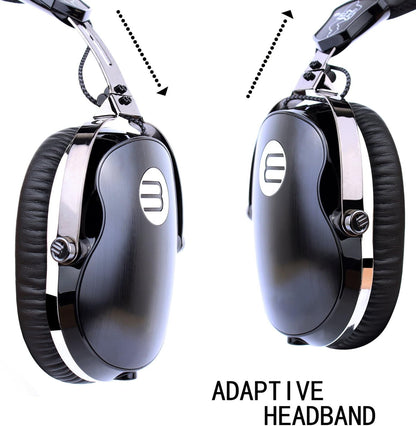 M-Audio USTEK-WL-3181 Over-Ear HiFi Stereo Headphones - Black