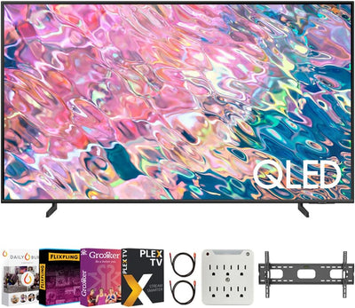 Samsung E6SAMQN60Q60BA Q60B 60" QLED 4K Smart TV 2022 + Bundle