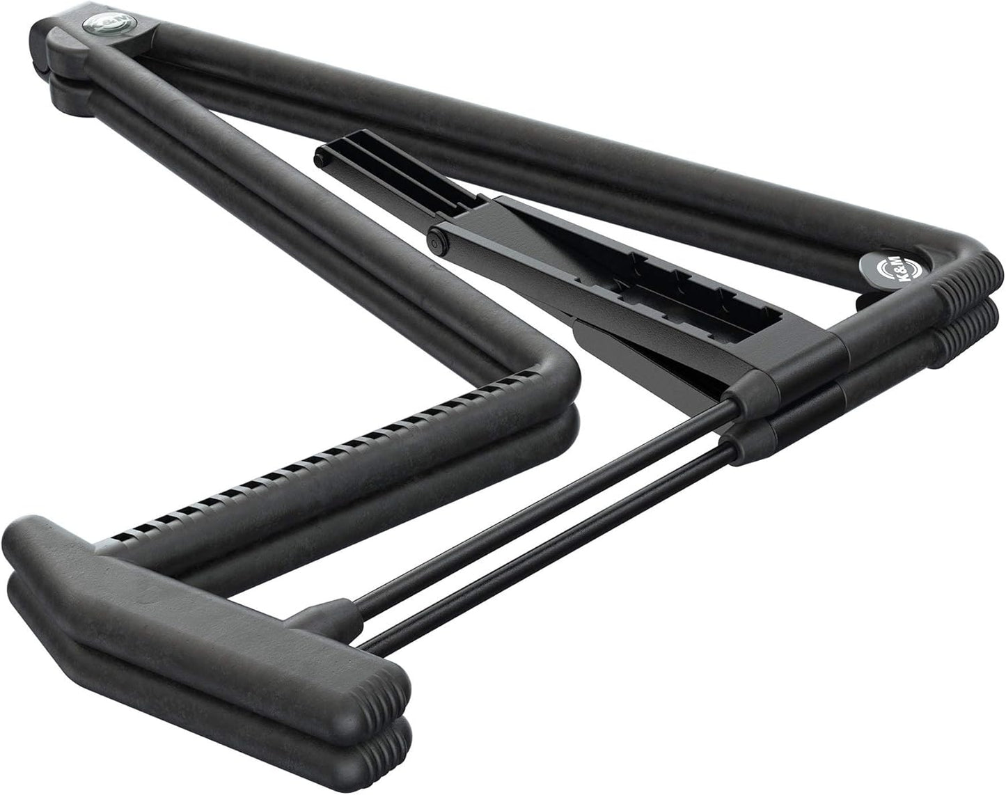 K&M Heli 2 Guitar Stand - Folding A-Frame - Black