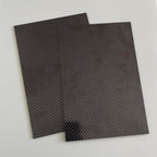 Zoom CF_3mm_Glossy Carbon Fiber Sheet Twill Weave - Glossy Finish